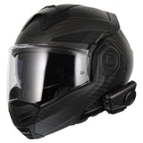 LS2 Helmets Advant X Carbon Fiber Modular Helmet with Preinstalled Sena 60S Mesh Bluetooth Headset