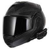 LS2 Helmets Advant X Carbon Fiber Modular Helmet with Preinstalled Sena 60S Mesh Bluetooth Headset