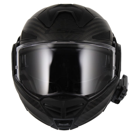 LS2 Helmets Advant X Carbon Fiber Modular Helmet with Preinstalled Sena 60S Mesh Bluetooth Headset