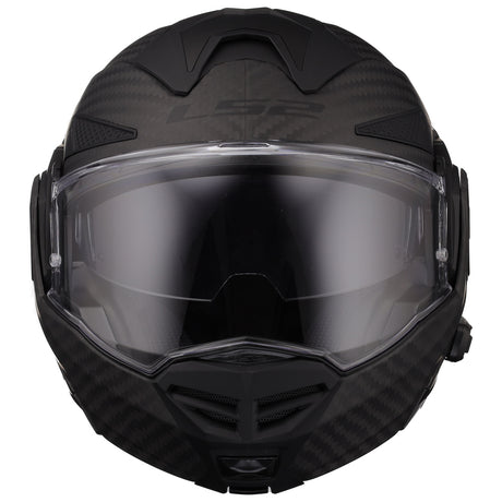 LS2 Helmets Advant X Carbon Fiber Modular Helmet with Integrated Cardo 4X Bluetooth
