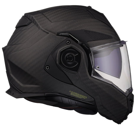 LS2 Helmets Advant X Carbon Fiber Modular Helmet with Integrated Cardo 4X Bluetooth