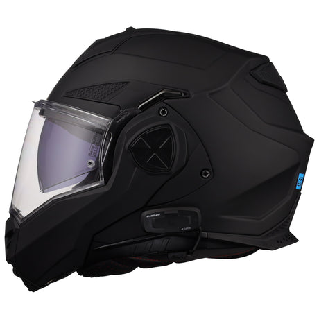 LS2 Helmets Advant X Modular Helmet with Integrated Cardo 4X Bluetooth