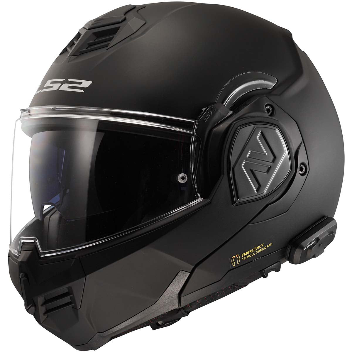 4x modular motorcycle helmet LS2 Helmets Advant Modular Helmet with Integrated Cardo 4X Bluetooth