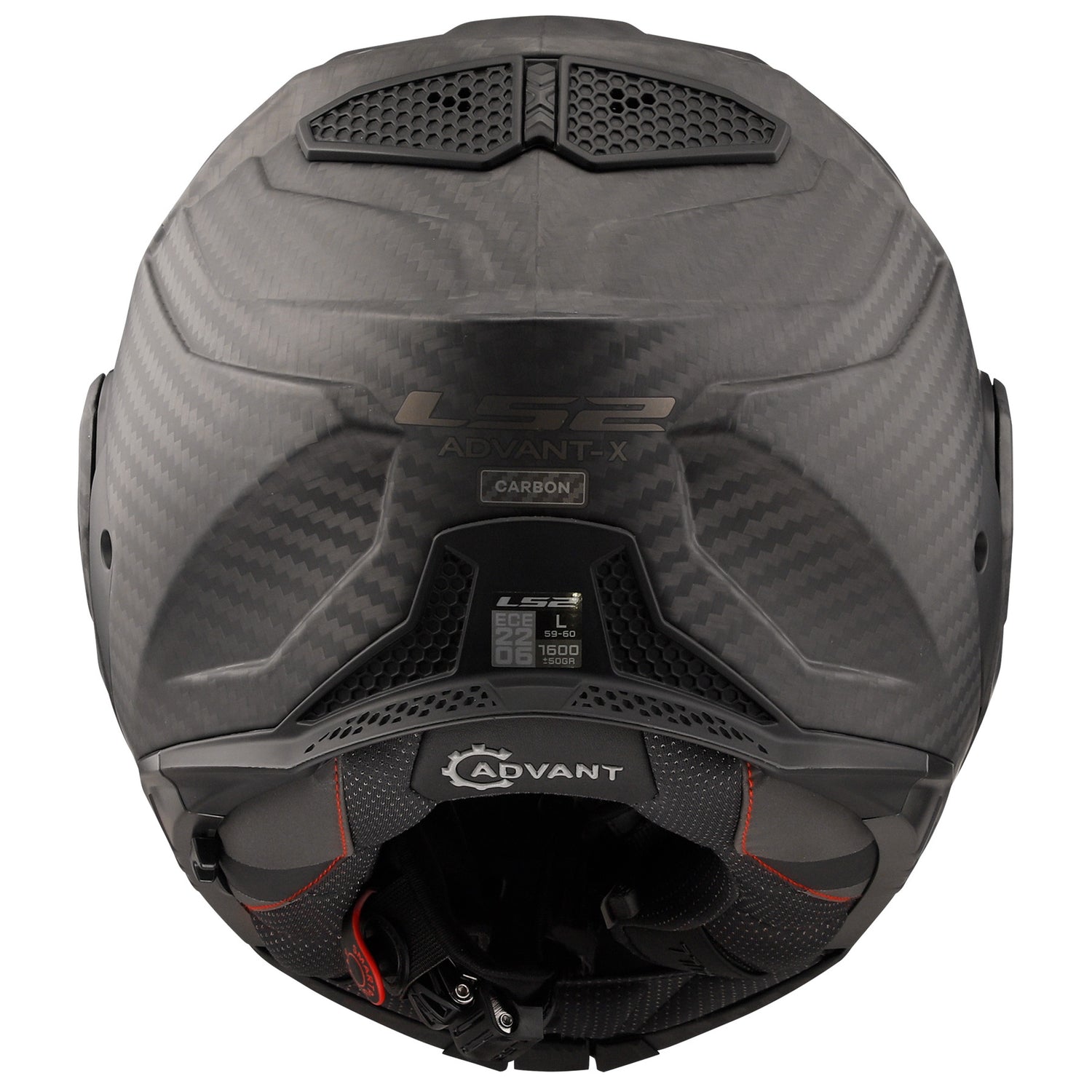 LS2 Helmets Advant X Carbon Modular Helmet – Black Hills Moto