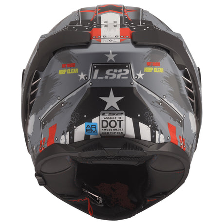 LS2 Helmets Assault III Full Face Motorcycle Helmet W/ SunShield