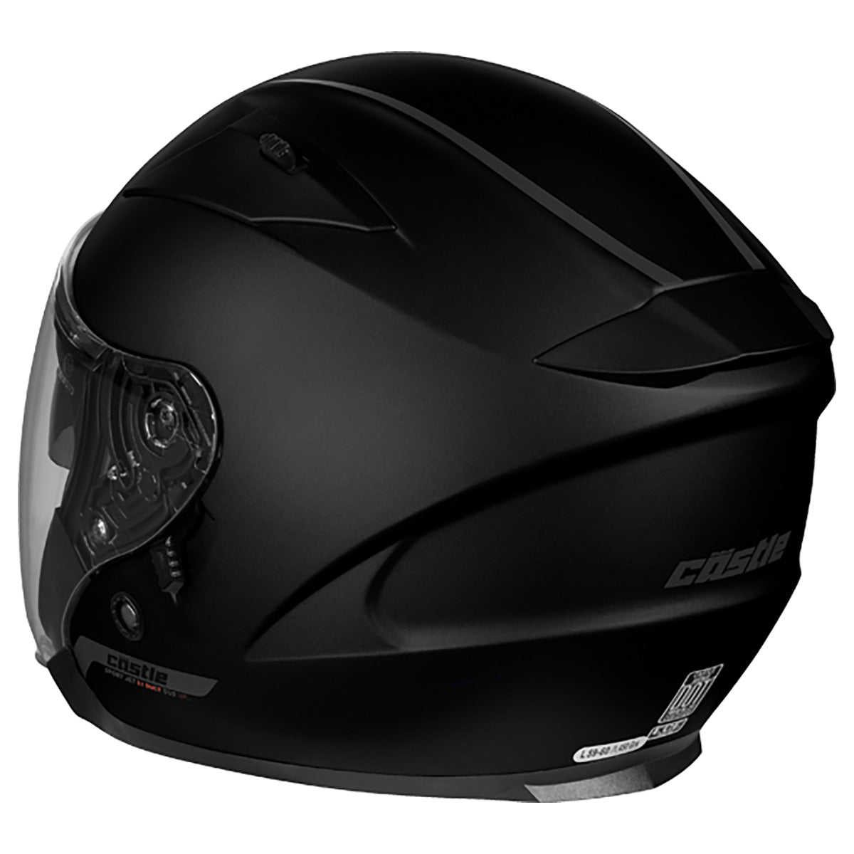bike helmets castle hill X Mode Dual Sport SV Electric Snow Helmet (Matte Black dual shield helmet designed for cold weather Castle X CX200 Jolt Helmet