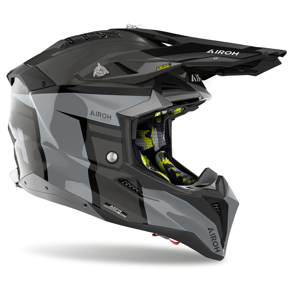 avia motorcycle helmets Airoh Aviator 3 HPC Carbon Fiber Offroad Motorcycle Helmet – Black Hills Moto