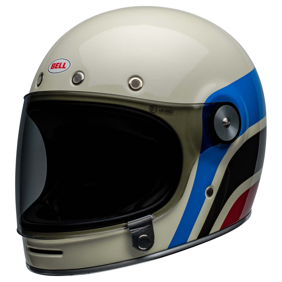 bell bullitt helmet retro matte metallic titanium Gt Lane Brown it carries both DOT and ECE safety certifications Bell Bullitt Helmet Black