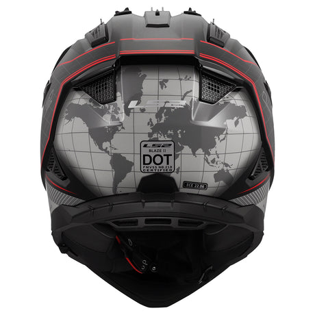LS2 Helmets Blaze II Adventure Motorcycle Helmet W/SunShield