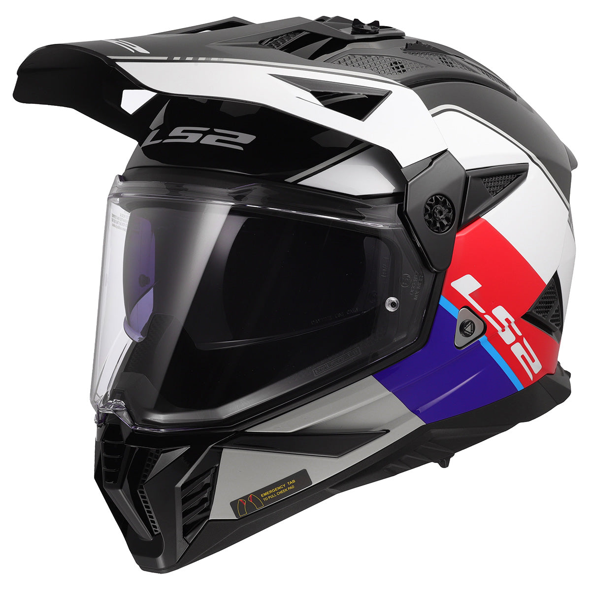 LS2 Helmets Blaze II Adventure Motorcycle Helmet W/SunShield