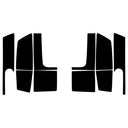 Reflective Decals for BMW 1100/1150 RT/RS Rear & Side Bag (Black)