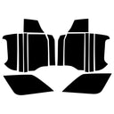 Reflective Decals for BMW R1200RT/R1250RT (2014-current) / K1600GT/GTL Rear & Side Bags (Black)