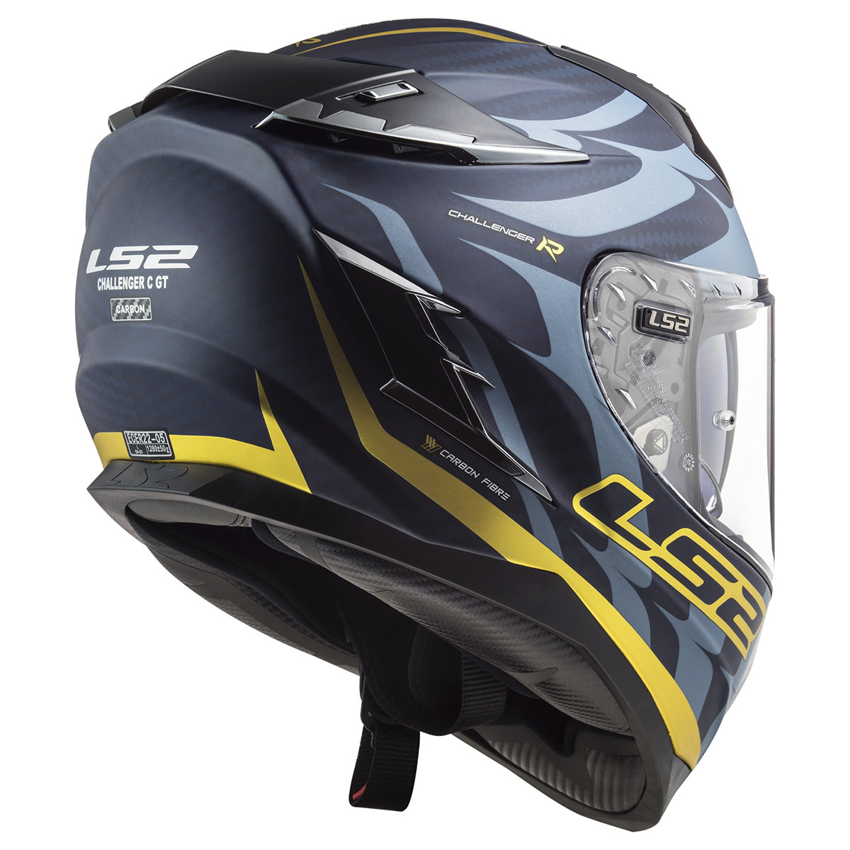 ls2 challenger gt carbon americarbon helmet LS2 Helmets Challenger Carbon GT Americarbon Helmet – Black Hills Moto