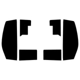 Reflective Decals for Kawasaki Concours C1000 Rear Bags (Black)