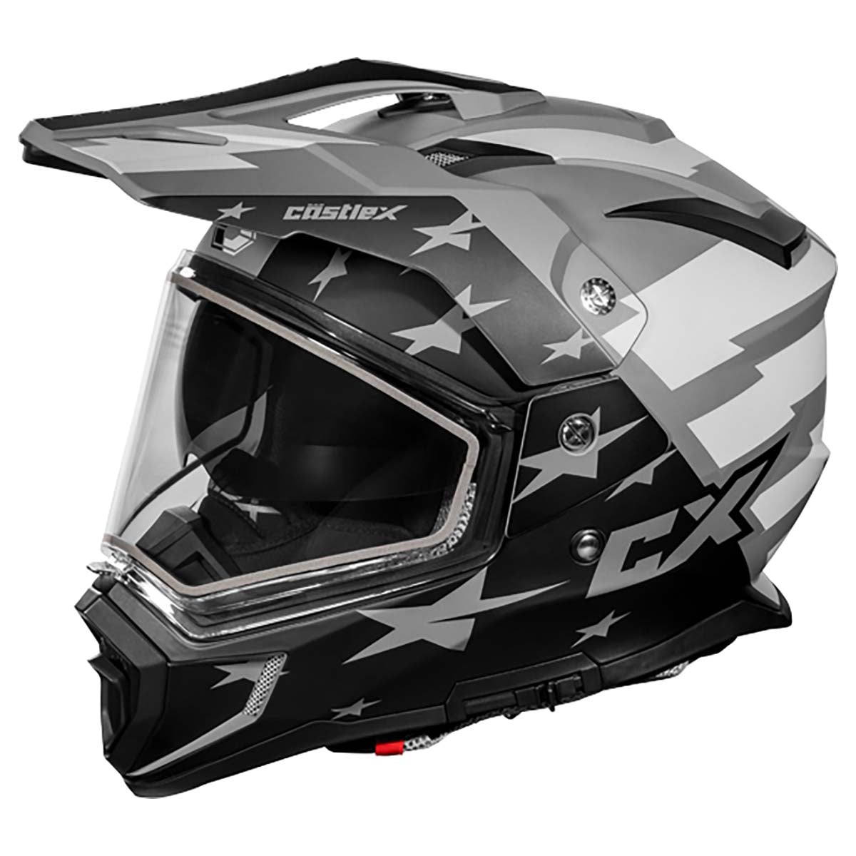 dual sport snowboard helmet Castle X CX200 Liberty Dual Sport Snow Helmet (Matte Charcoal