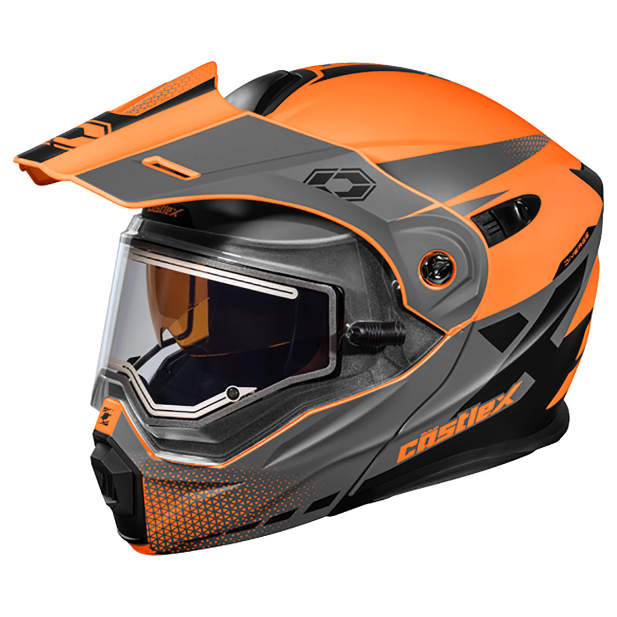 electric helmet snowboard Castle X CX950 Diverge Modular Electric Snow Helmet