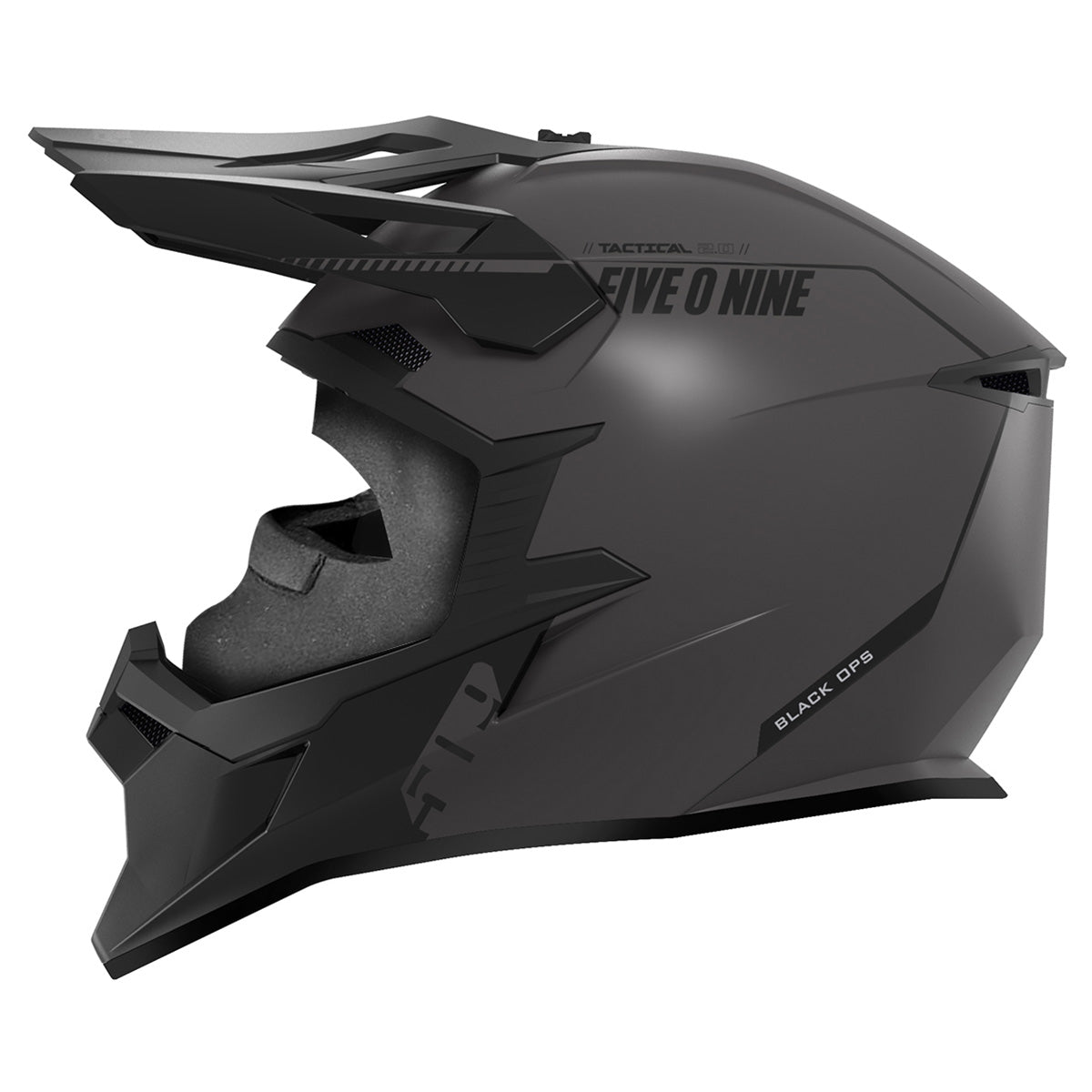 509 Tactical 2.0 Snowmobile Helmet with Fidlock (Matte Black Ops - X-Small)
