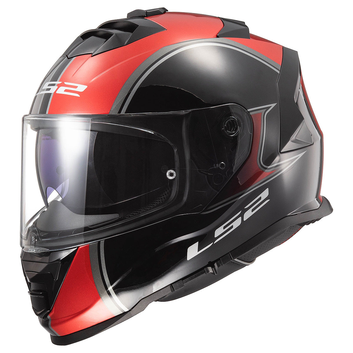LS2 Helmets Assault Paragon Full Face Motorcycle Helmet W/ SunShield (Metallic Red/Black LS2 Helmets Assault Paragon Full Face Motorcycle Helmet W/ SunShield (Metallic Red/Black