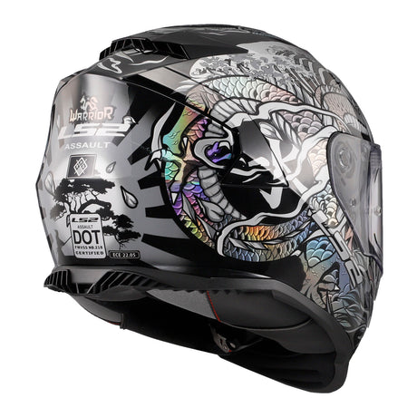LS2 Helmets Assault Full Face Motorcycle Helmet W/ SunShield