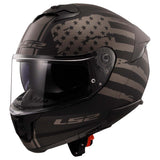 LS2 Helmets Stream II Full Face Motorcycle Helmet W/ SunShield (Matte America Gray/Black - 2X-Large)