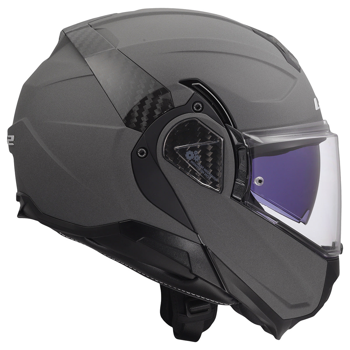 LS2 Helmets Advant II Modular Motorcycle Helmet W/ SunShield