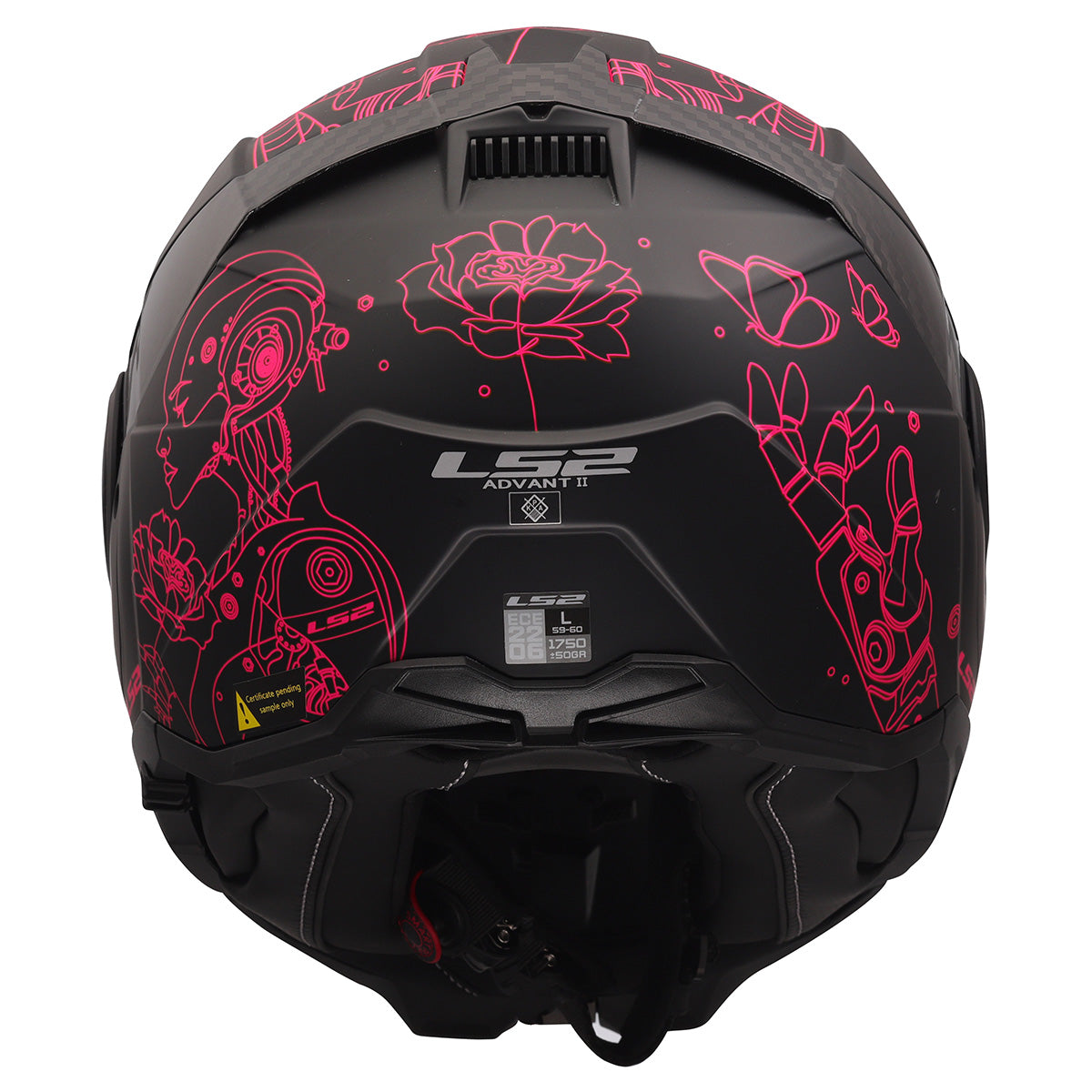 LS2 Helmets Advant II Modular Motorcycle Helmet W/ SunShield