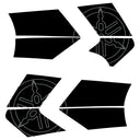 Reflective Decals for Yamaha FJR1300 Gen 2 Fairing