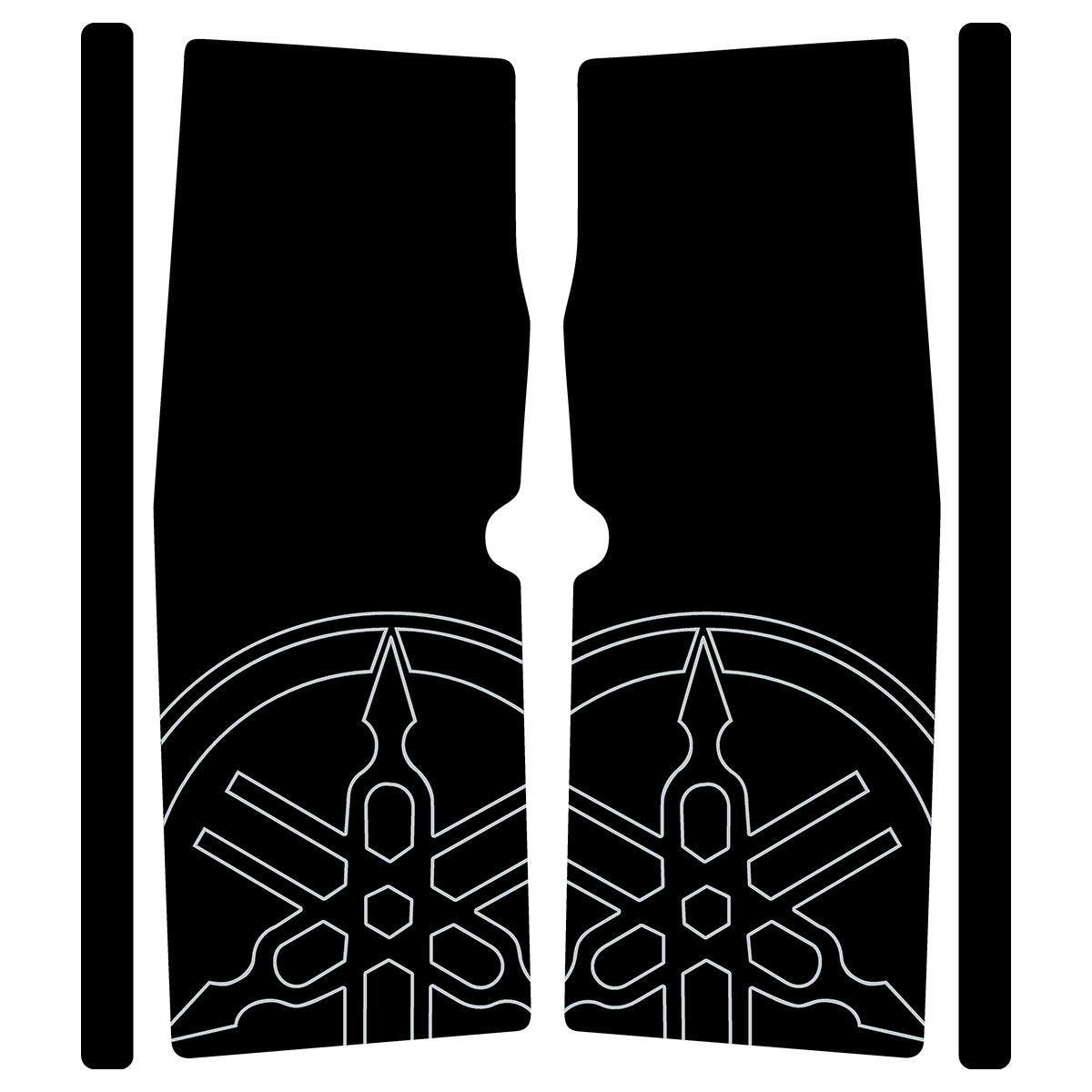 Reflective Decals for Yamaha FJR1300 Rear Bags