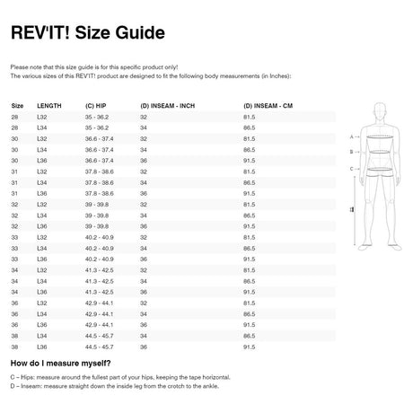 REV'IT! Men's Philly 3 Loose-Fit Motorcycle Jeans