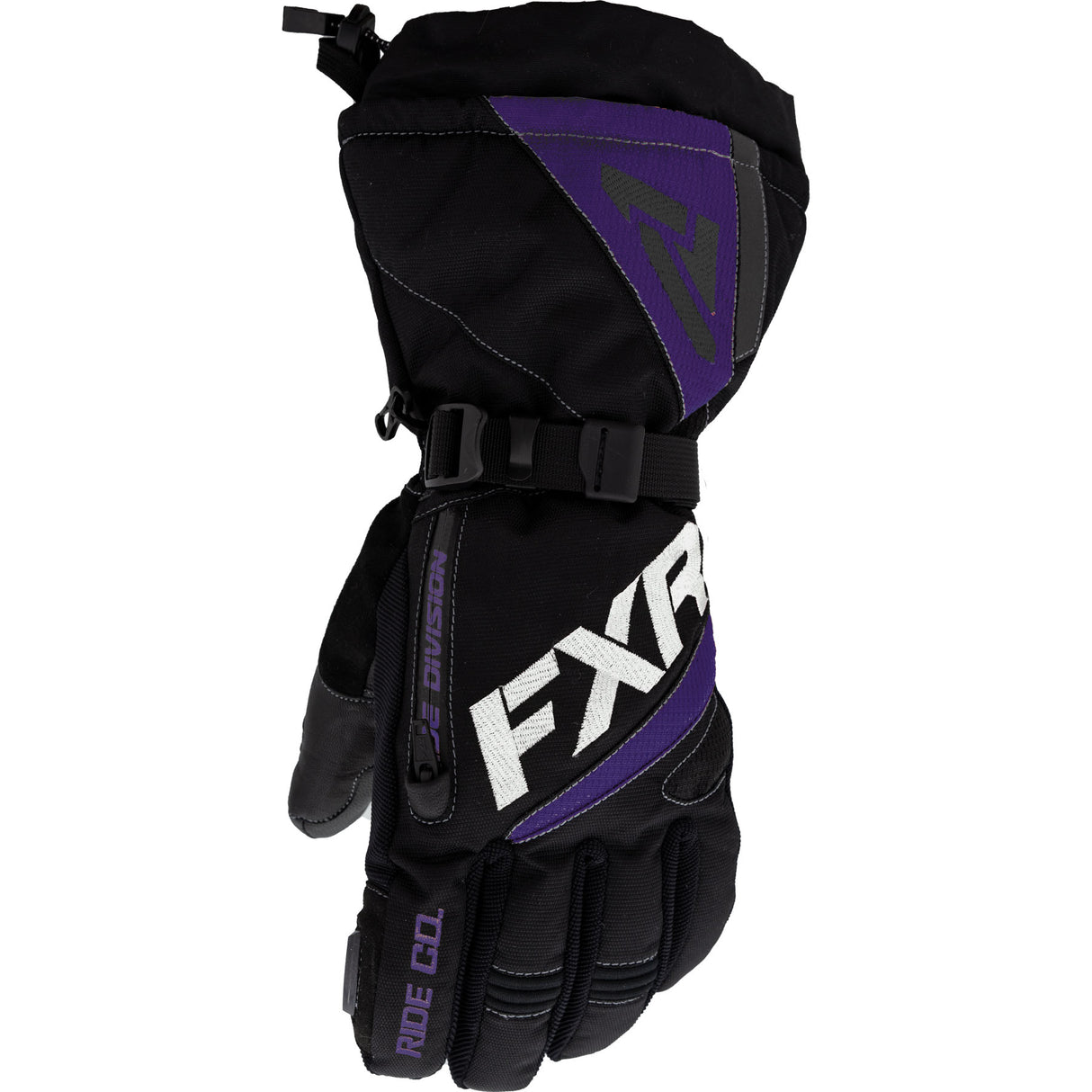 FXR Women's Fusion Glove (Black/Purple - X-Large)
