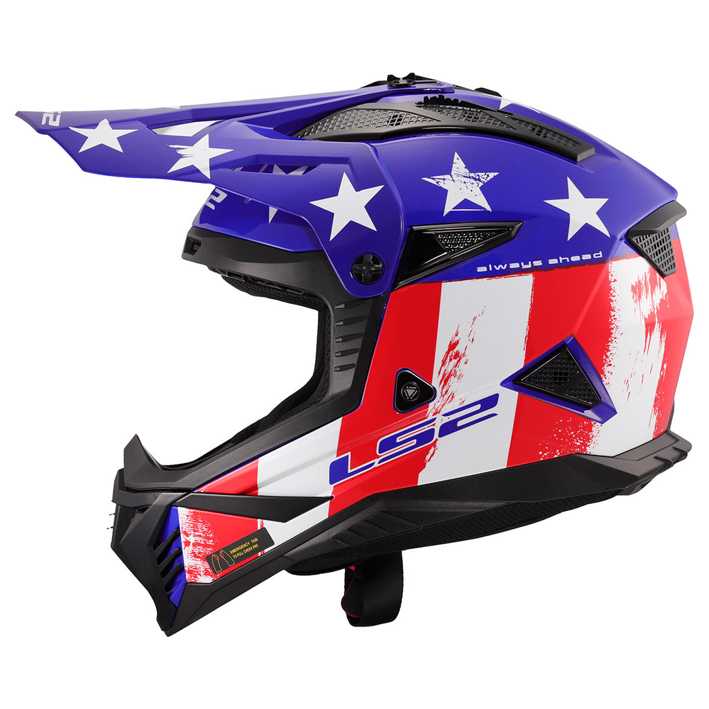 ls2 dirt helmet LS2 Helmets Gate II Full Face MX Motorcycle Helmet