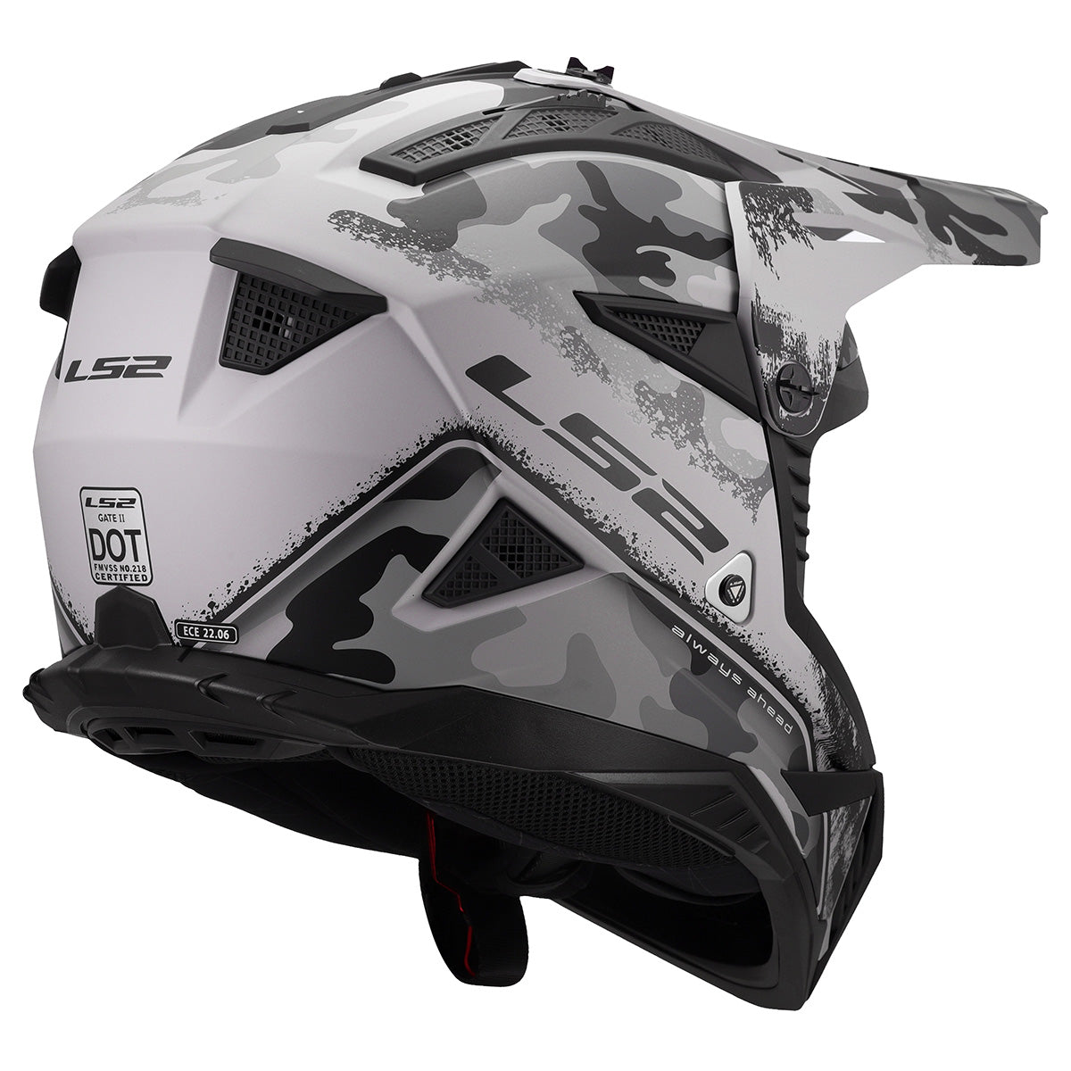 LS2 Helmets Gate II Full Face MX Motorcycle Helmet