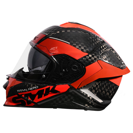 SMK Helmets Titan Carbon Full Face Motorcycle Helmet