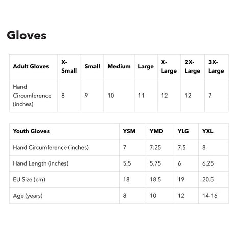 509 Range Snow Gloves w/3M Thinsulate