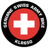 Reflective Genuine Swiss Army Bike Decal