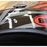 Bell Qualifier Full-Face Helmet (Gloss Black/Red/Titanium Blaze - 3X-Large)