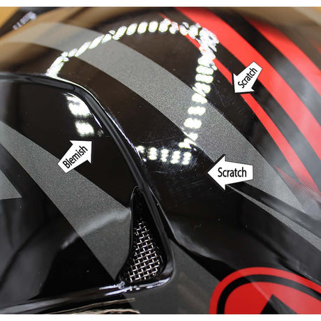 Bell Qualifier Full-Face Helmet (Gloss Black/Red/Titanium Blaze - 3X-Large)