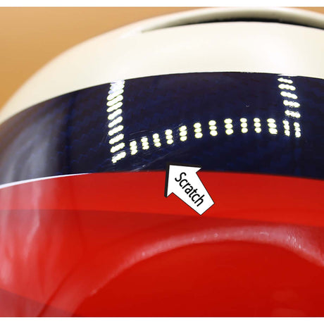 Bell Bullitt Carbon Cruiser Helmet - Carbon Hustle Matte/Gloss Red/Sand/Candy Blue - Medium