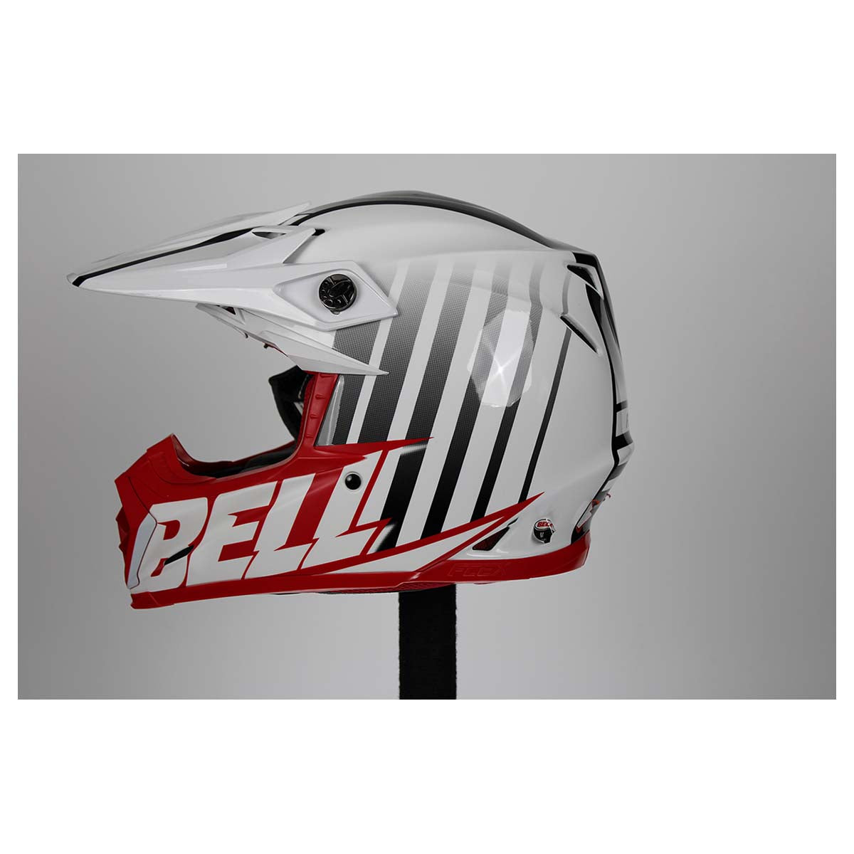 Bell Moto-9S Flex Helmets (Sprint Matte/Gloss Red/White Bell Moto-9S Flex Helmets (Sprint Matte/Gloss Red/White
