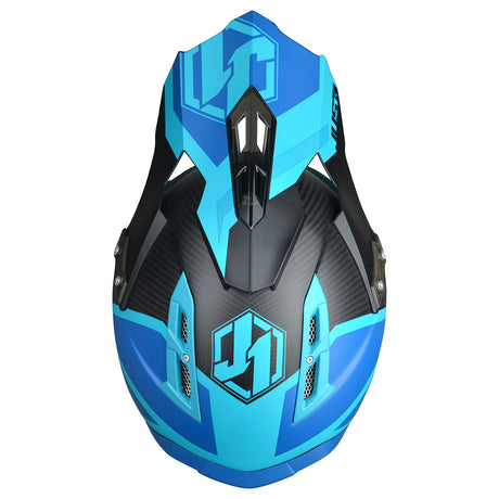 Just1 J12 Helmet (Unit Light Blue Matte - X-Large)