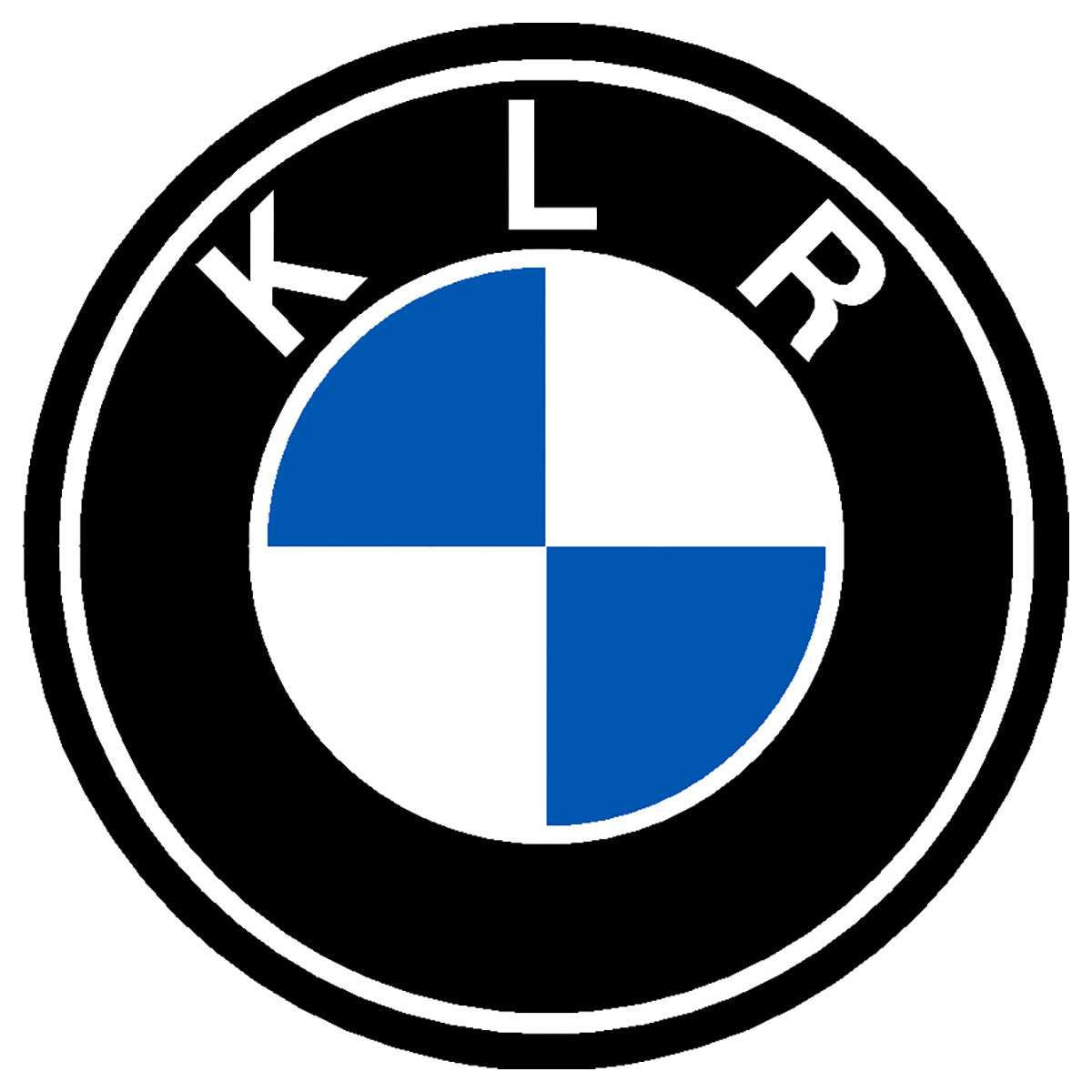 Reflective Kawasaki KLR Roundels