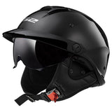 LS2 Helmets Rebellion Motorcycle Half Helmet
