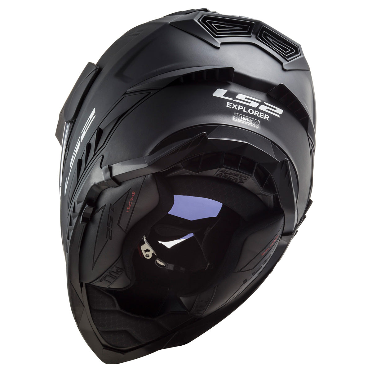 LS2 Helmets Explorer Adventure Helmet – Black Hills Moto