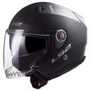 LS2 Helmets Open Face Infinity II Helmet (Matte Black - Small)