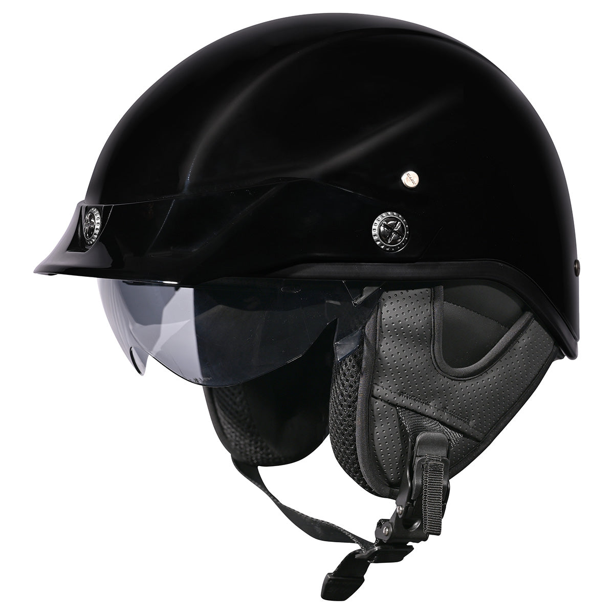 SMK Helmets Patriot Motorcycle Half Helmet