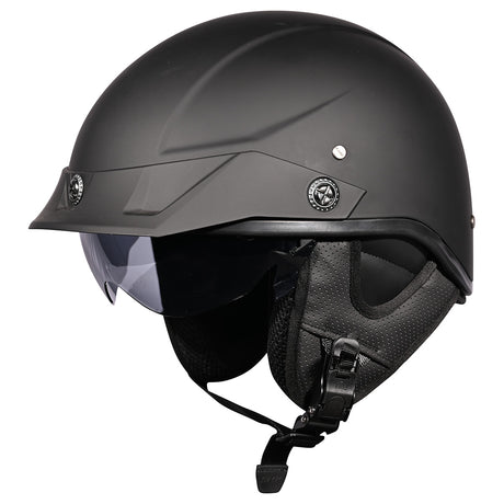 SMK Helmets Patriot Motorcycle Half Helmet