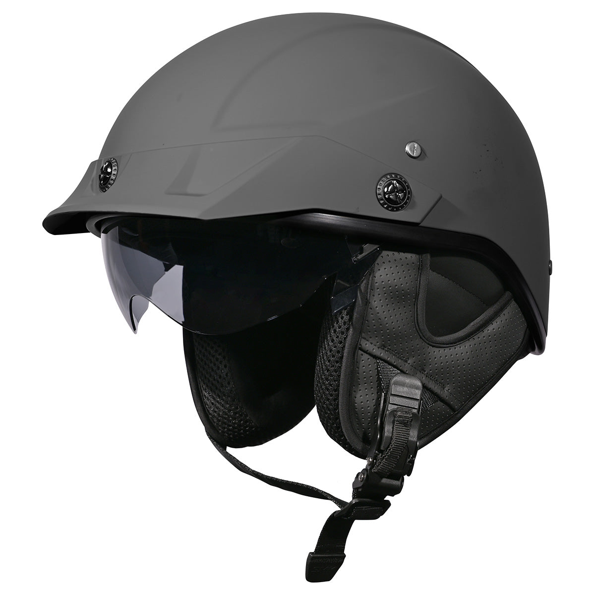 SMK Helmets Patriot Motorcycle Half Helmet