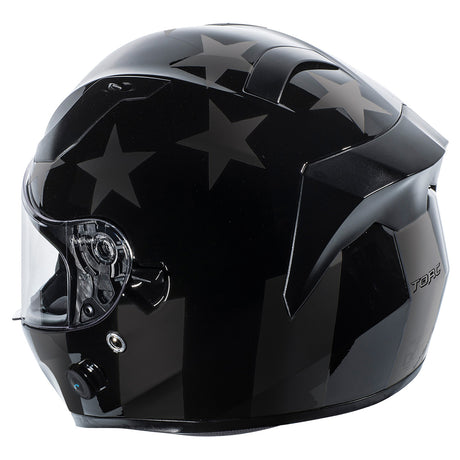 Torc T-15B Full Face Bluetooth Mid Night Rider Helmet