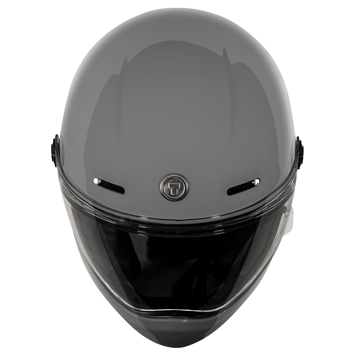 Torc T-9 Retro Full Face Nardo Helmet (Gloss Grey - 2X-Large)