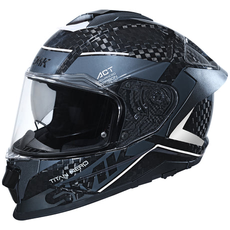 SMK Helmets Titan Carbon Full Face Motorcycle Helmet
